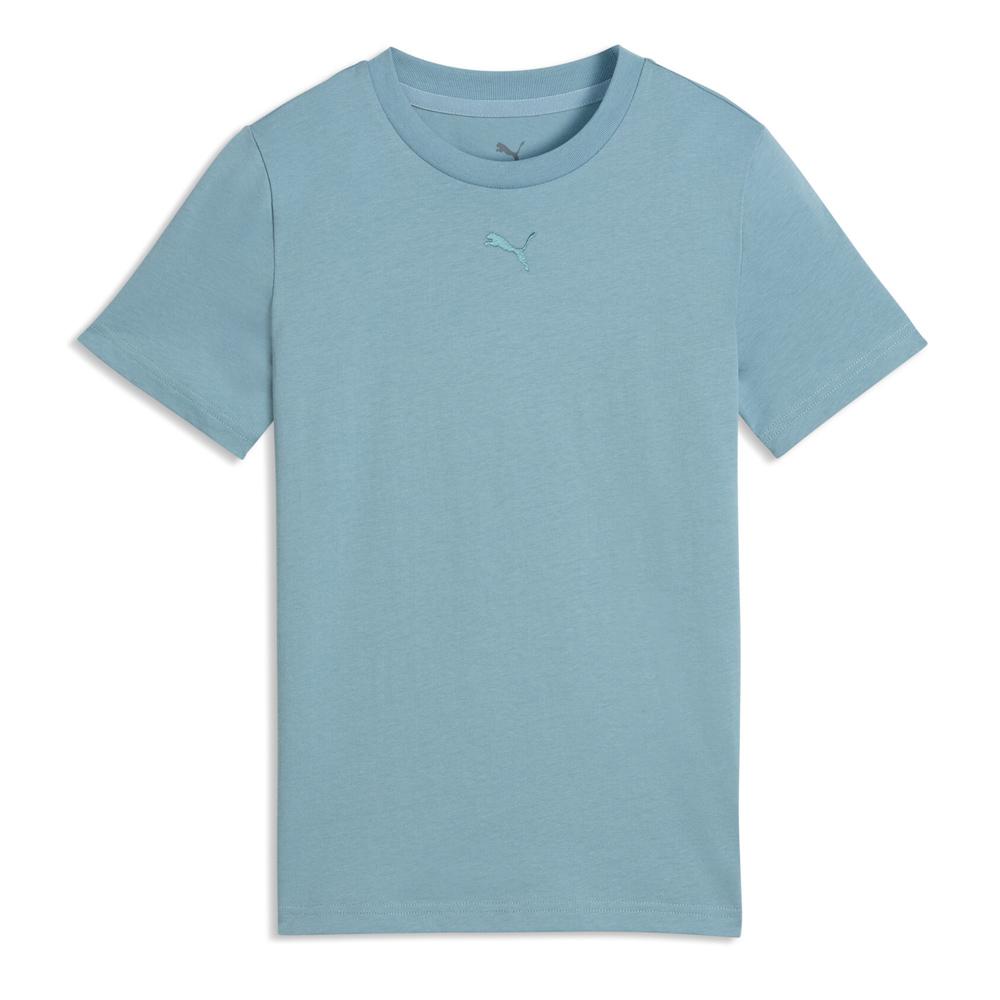 T-Shirt Bleu Garçon Puma Ess Centered Cat pas cher