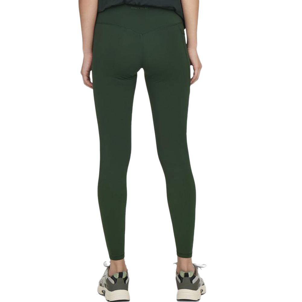 Legging de Sport Vert Foncé Femme ONLY PLAY 3 Sana vue 2