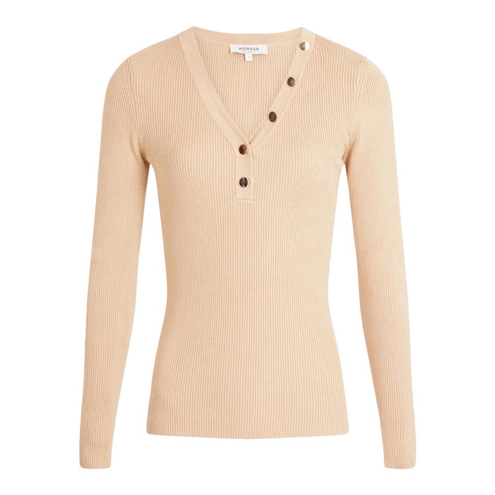 Pull Beige Femme Morgan MBANBIN vue 3