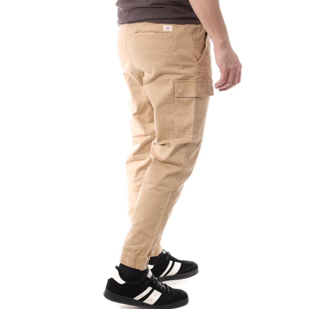 Pantalon Beige Homme Lee Cooper Okarg vue 2