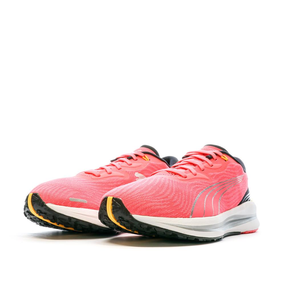 Chaussures de running Rose/Noire Femme Puma Electrify Nitro 2 vue 6