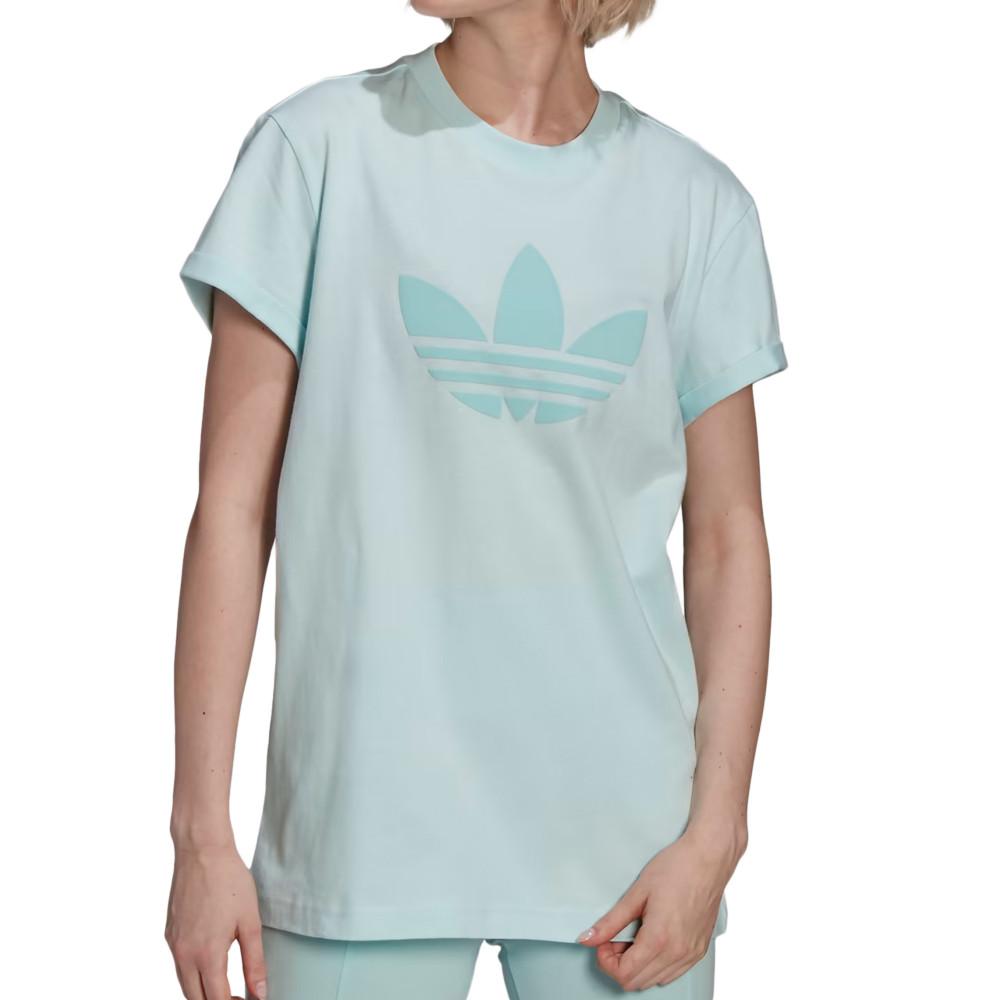 T-shirt Bleu Femme Adidas pas cher
