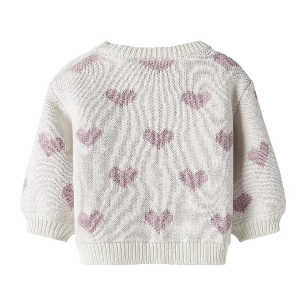 Pull Blanc/Rose Fille Name it Foana vue 2