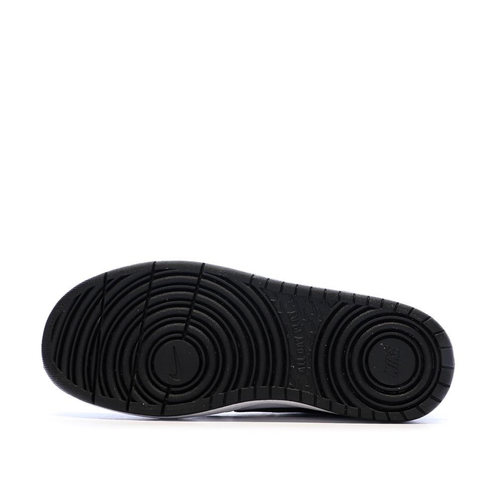 Baskets Noir/Blanc Garçon/Fille Nike Court Borough Low vue 5