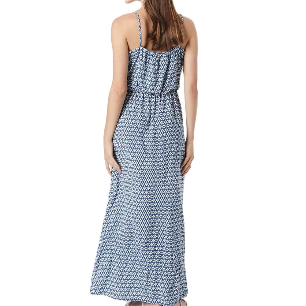 Robe Longue Bleu Imprimé Femme Only Nova vue 2