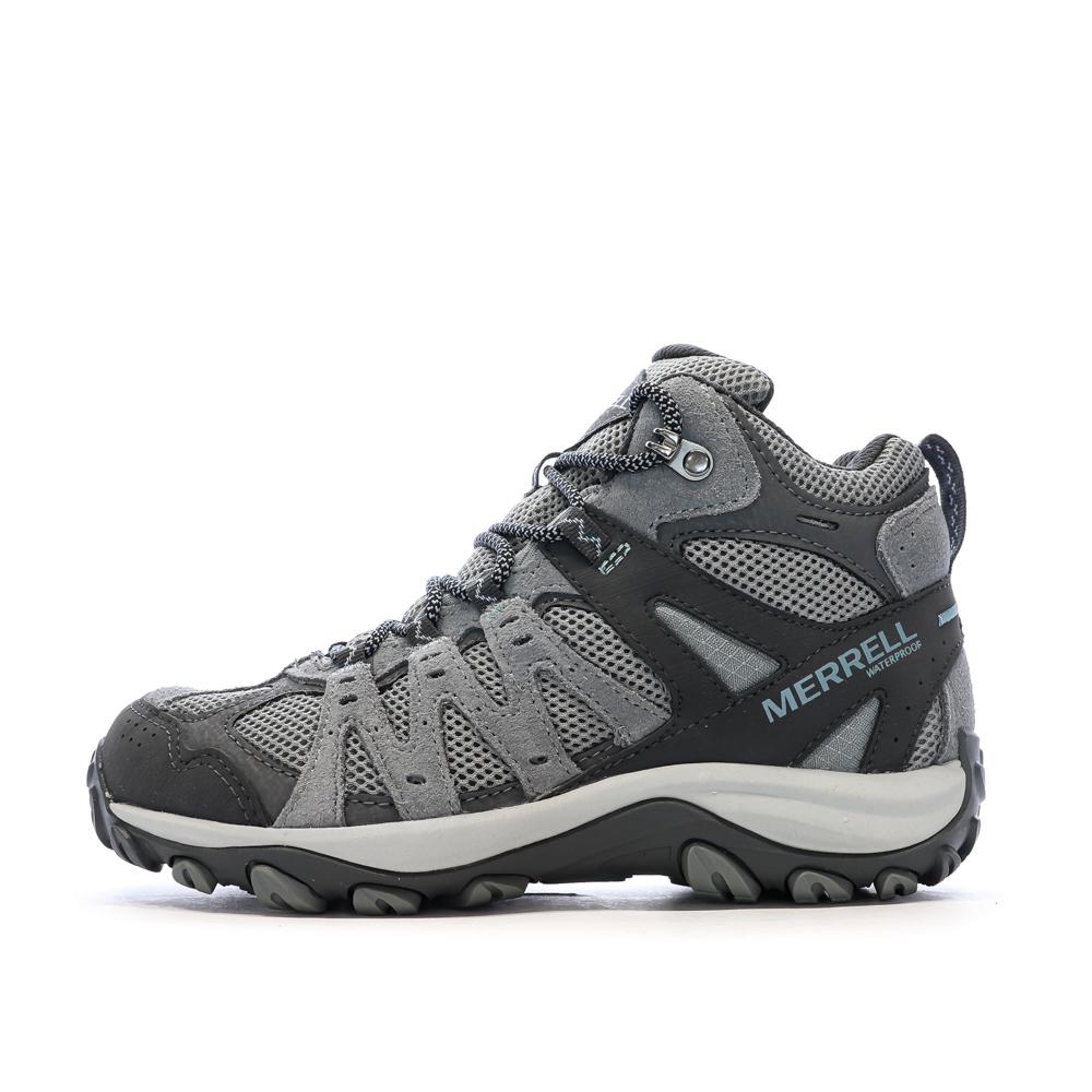 Chaussures de Randonnée Grise Femme Merrell Accentor 3 Mid WP pas cher
