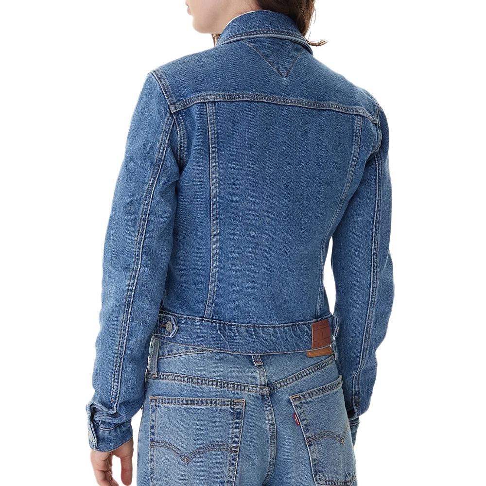 Veste en Jean Bleu Femme Tommy Hilfiger Vivianne vue 2