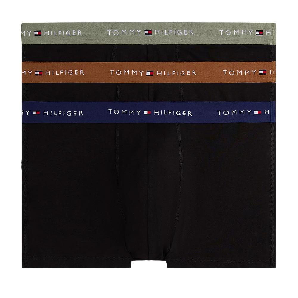 X3 Boxers Noir Homme Tommy Hilfiger Trunk UM0UM02763 vue 3