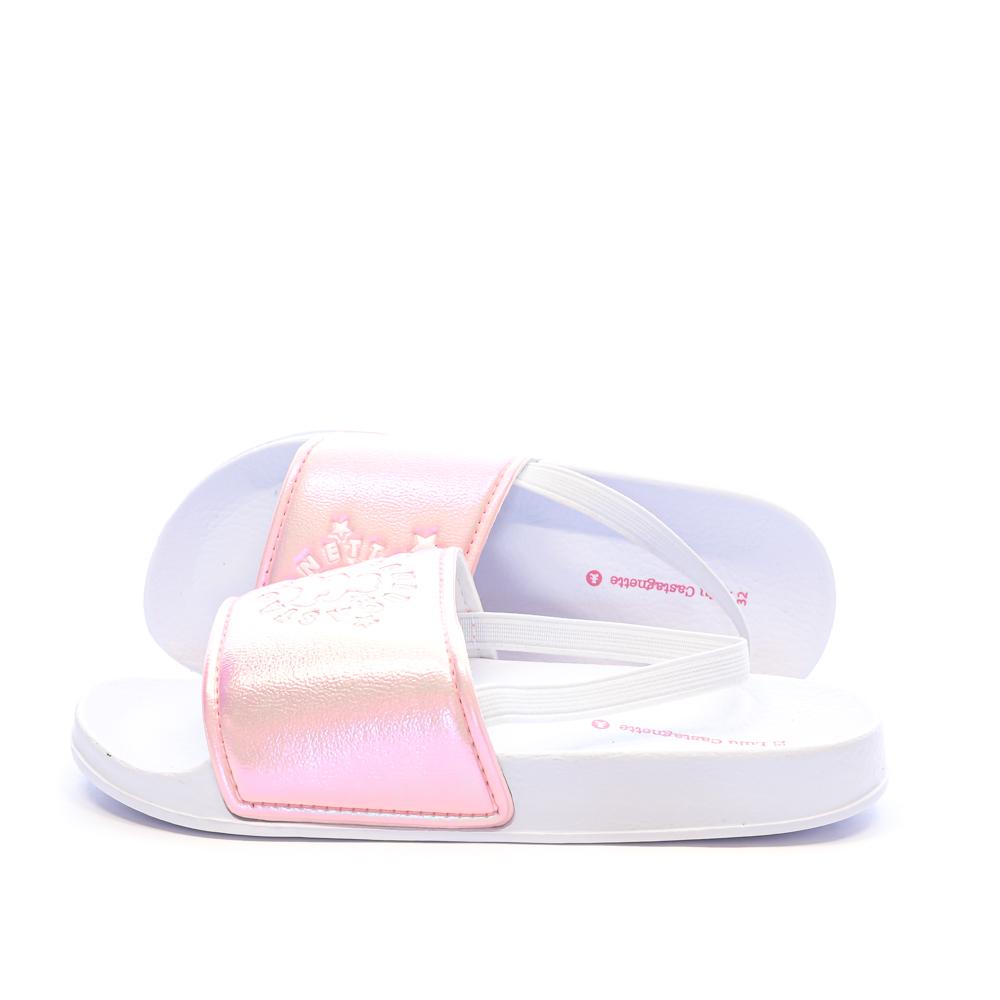Claquettes Rose Fille Rose Lulu Castagnette Lydonie pas cher