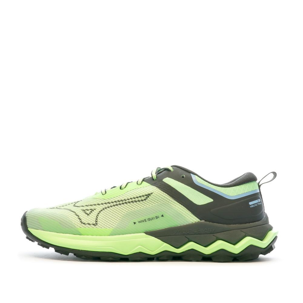 Chaussures de Trail Vertes Homme Mizuno Ibuki pas cher