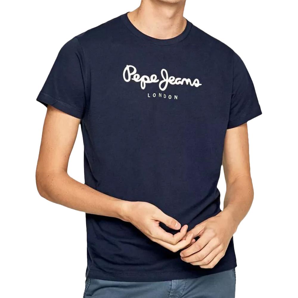 T-shirt Noir Homme Pepe jeans PM508208 pas cher
