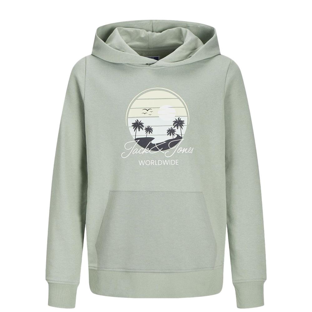 Sweat Vert Garçon Jack & Jones Palm pas cher