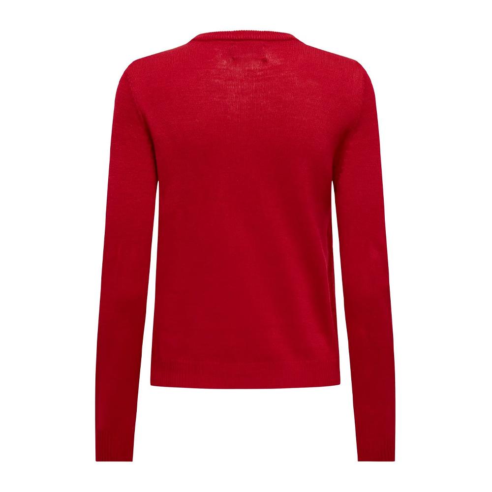 Pull de Noël Rouge Femme Only Xmas vue 2