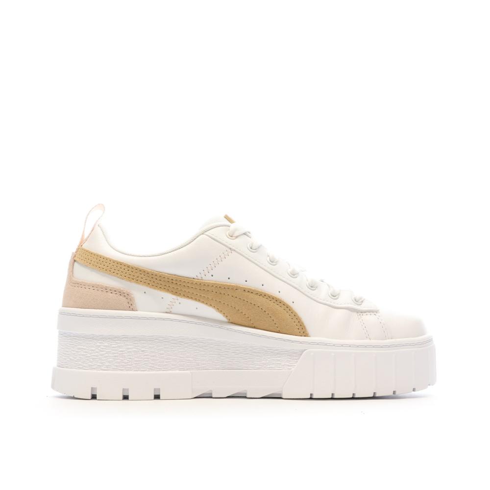 Baskets Blanches Femme Puma Mayze Wedge Pastel vue 2