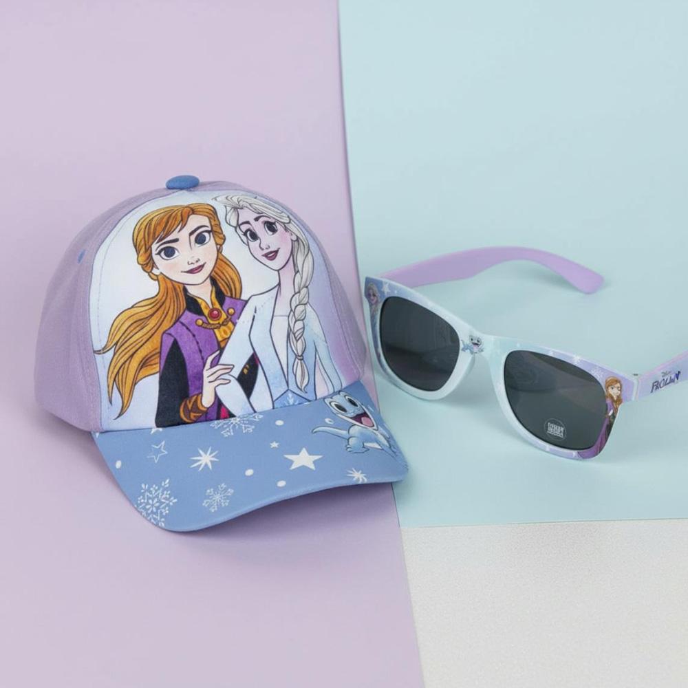 Kit Casquette + Lunette de Soleil Bleu/Mauve Enfant Sport Zone La Reine Des Neiges vue 2