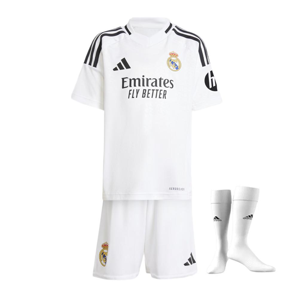Real Madrid Ensemble Tenue Domicile Junior Adidas 24/25 pas cher