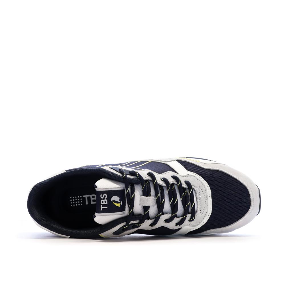 Zapatillas deportivas azul marino/grises para hombre TBS Djon ver 4