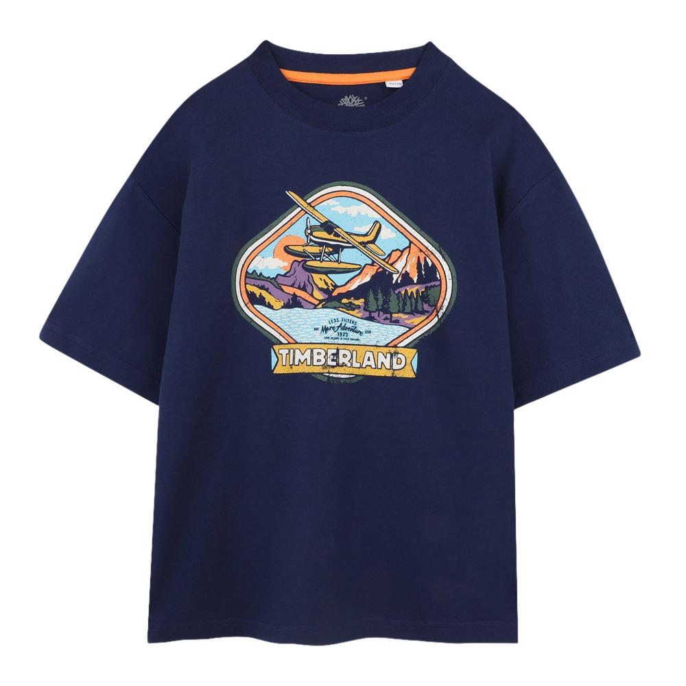 Blaues Timberland-T-Shirt für Jungen T60433 günstig