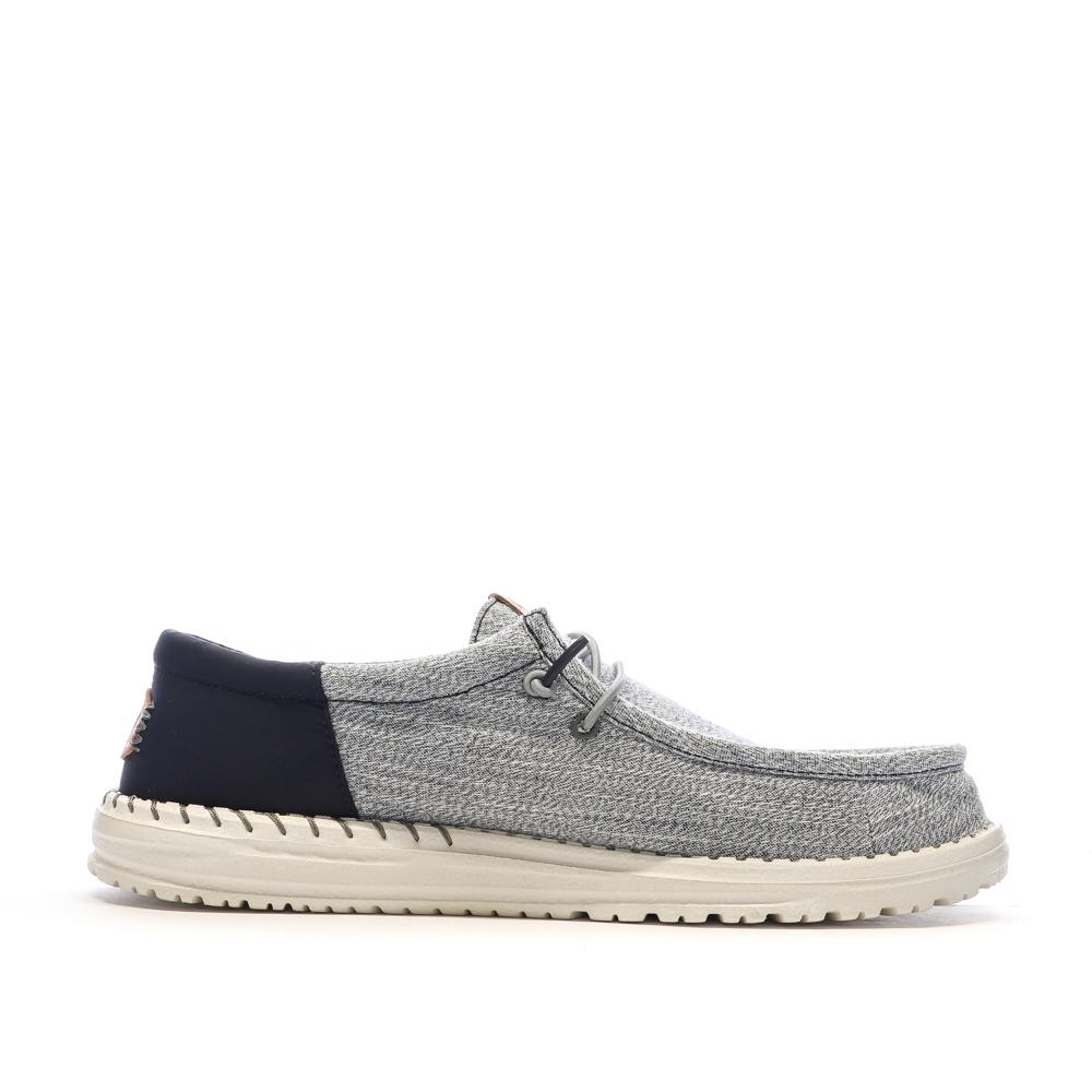 Chaussures Grises Homme Hey Dude Wally Funk vue 2