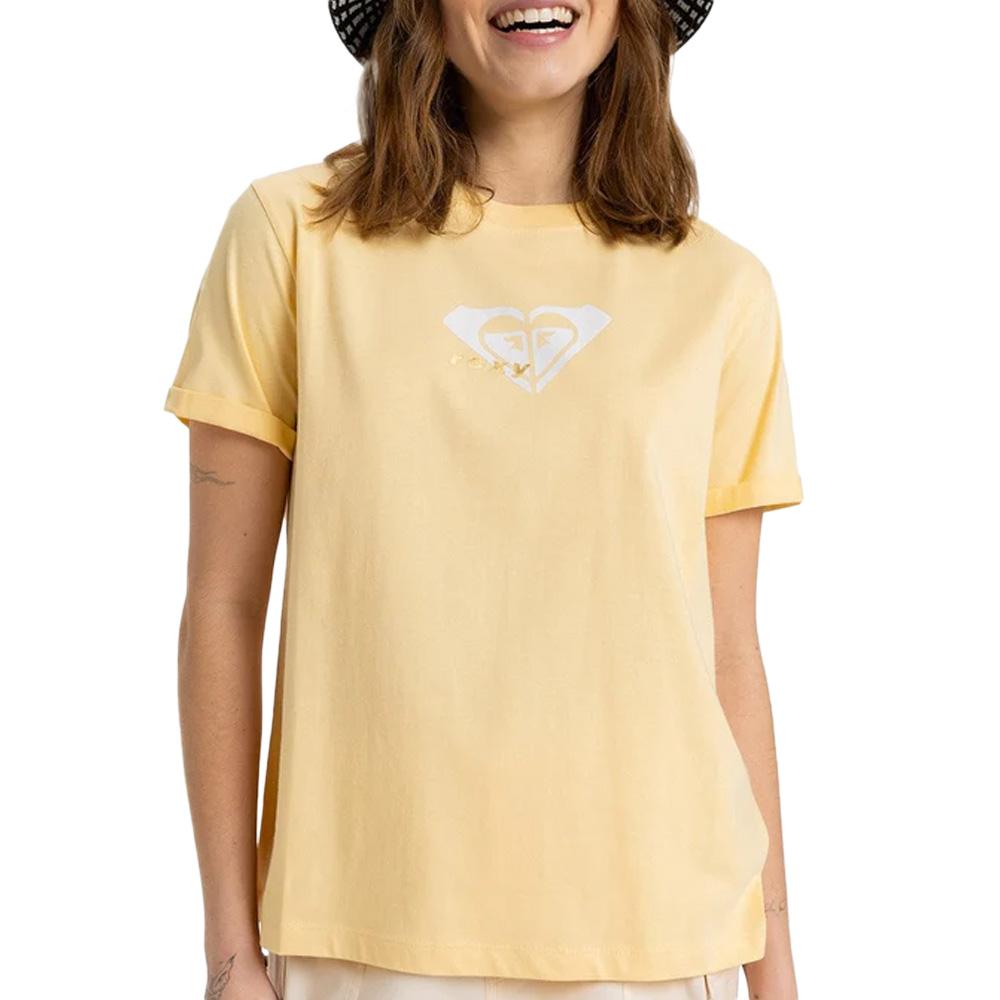 T-Shirt Jaune Femme Roxy Ocean Regular pas cher