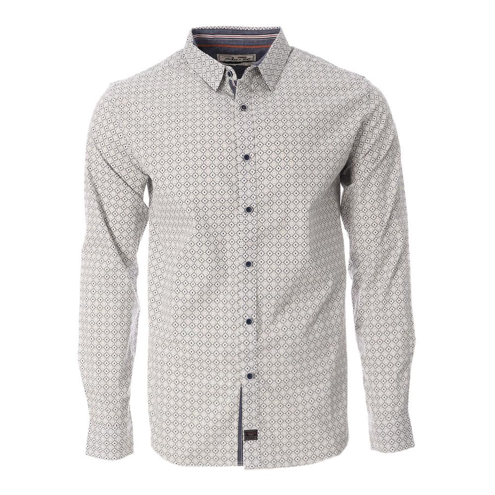 Chemise Grises à Motifs Homme RMS26 4773 pas cher