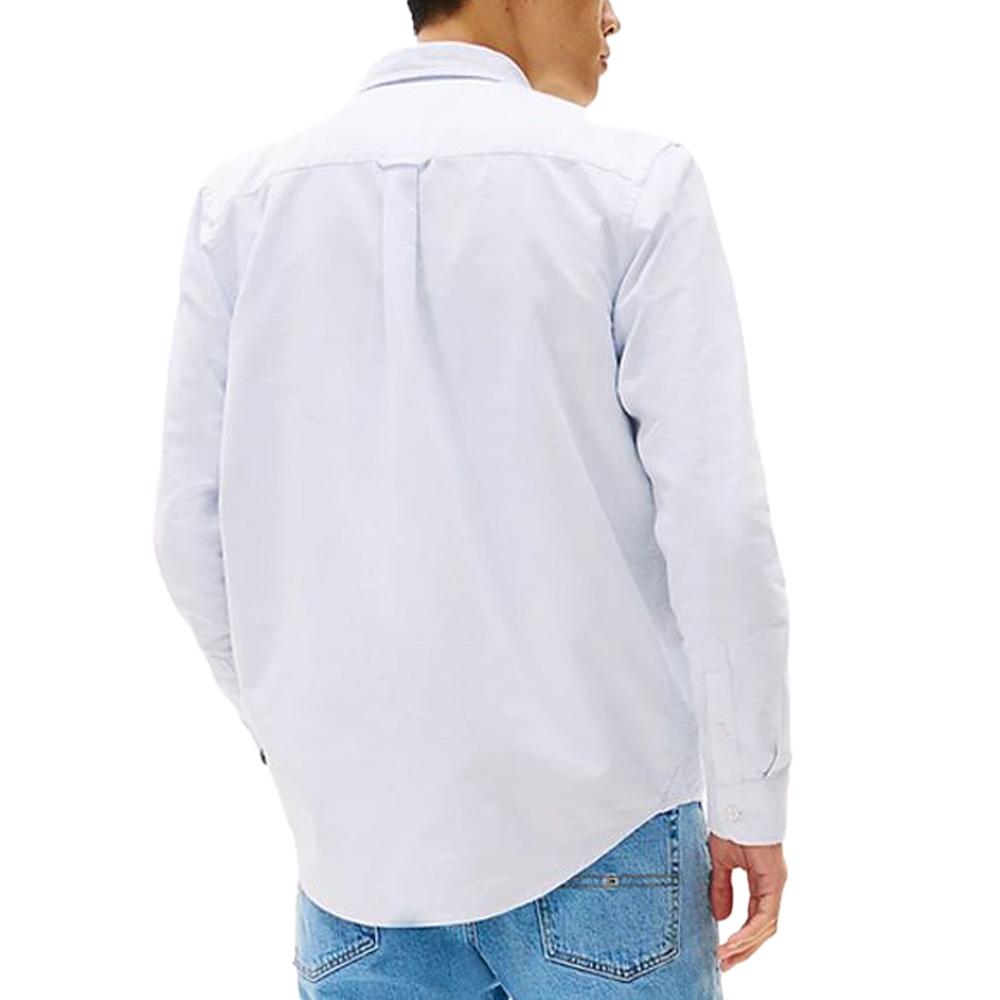 Chemise Bleu Clair Homme Tommy Hilfiger Oxford vue 2