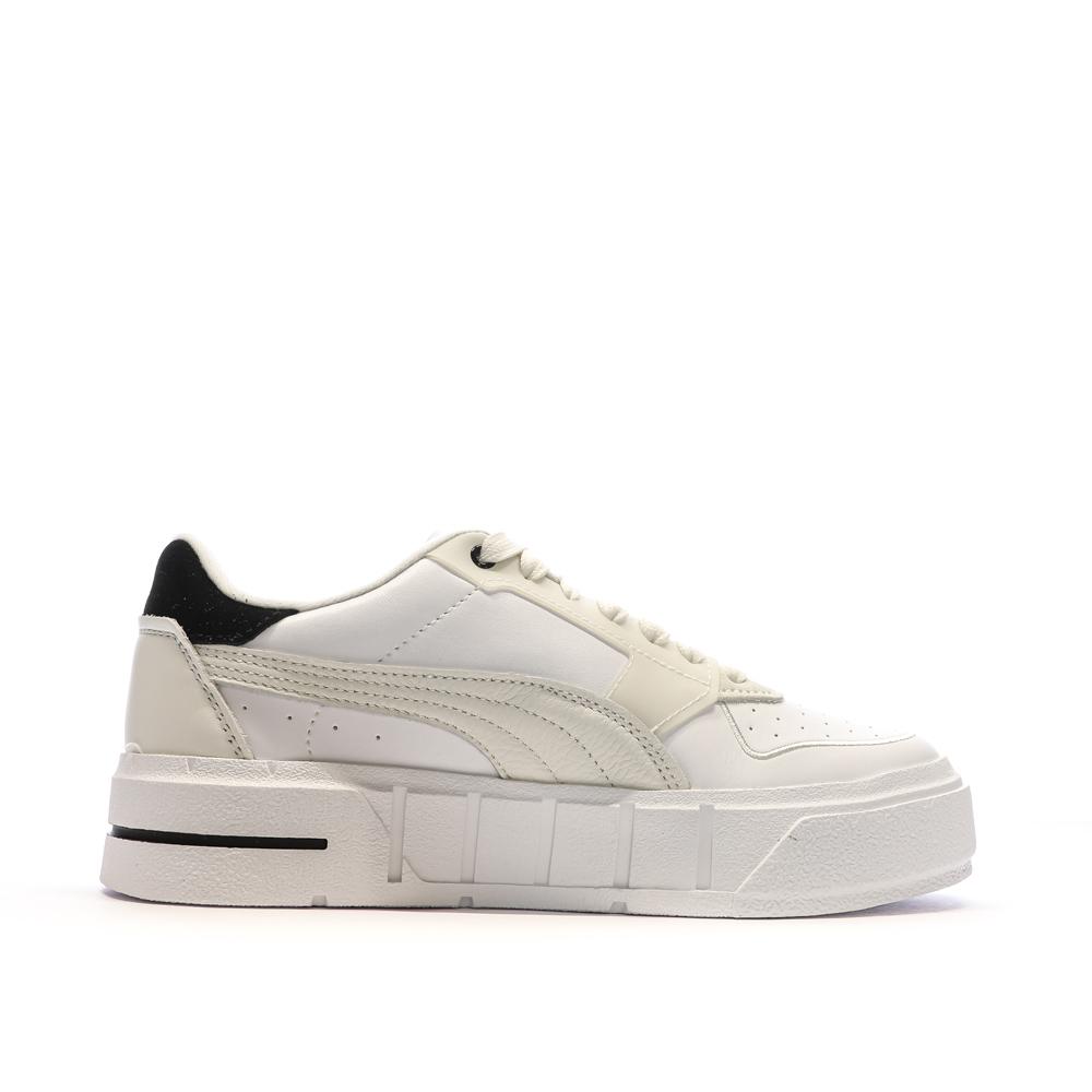 Baskets Blanches/Ecru Femme Puma Cali Court Pure vue 2