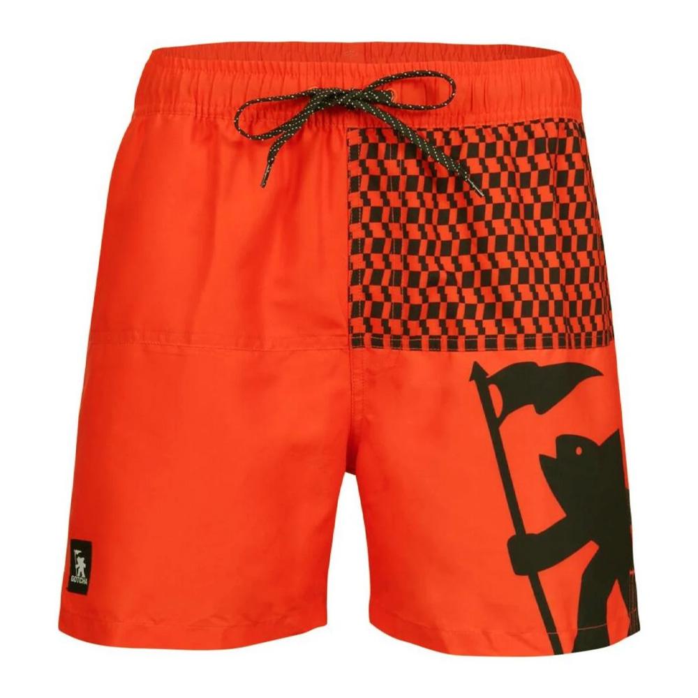 Short de Bain Rouge/Noir Homme Gotcha 963500 pas cher