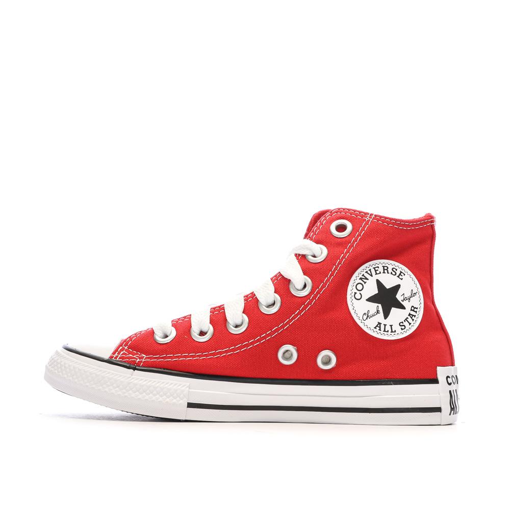Baskets Rouges Garçon/Fille Converse Chuck Taylor All Star pas cher