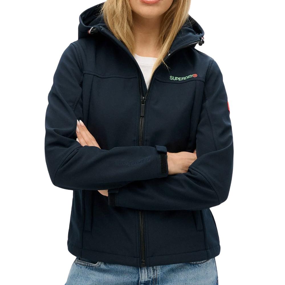 Veste Marine Femme Superdry Hooded pas cher