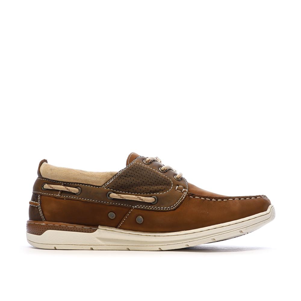 Chaussures Bateau Marrons Homme TBS Matboat vue 2