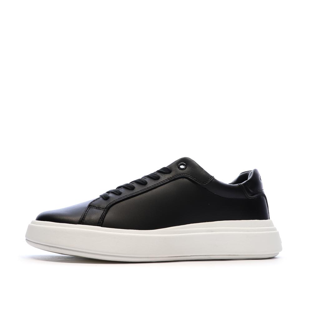 Baskets Noires Homme Calvin Klein Jeans Low pas cher