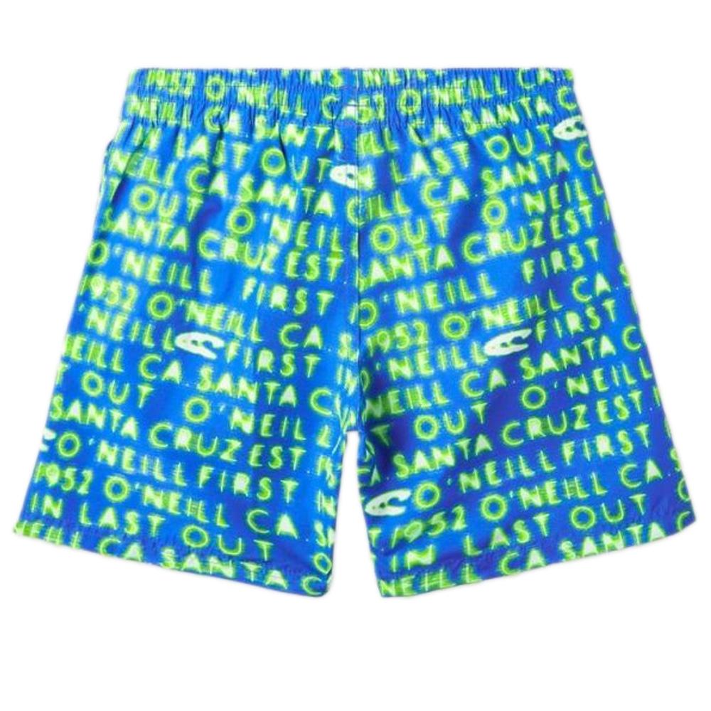 Pantalones cortos de natación O'Neill Calis azul/verde para niños ver 2