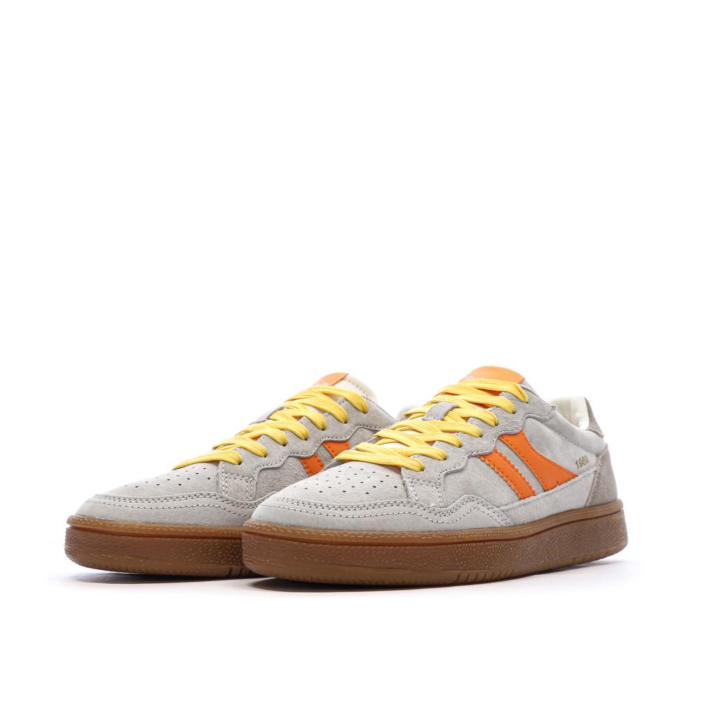 Baskets Grises/Oranges Homme Teddy Smith 120596 vue 6