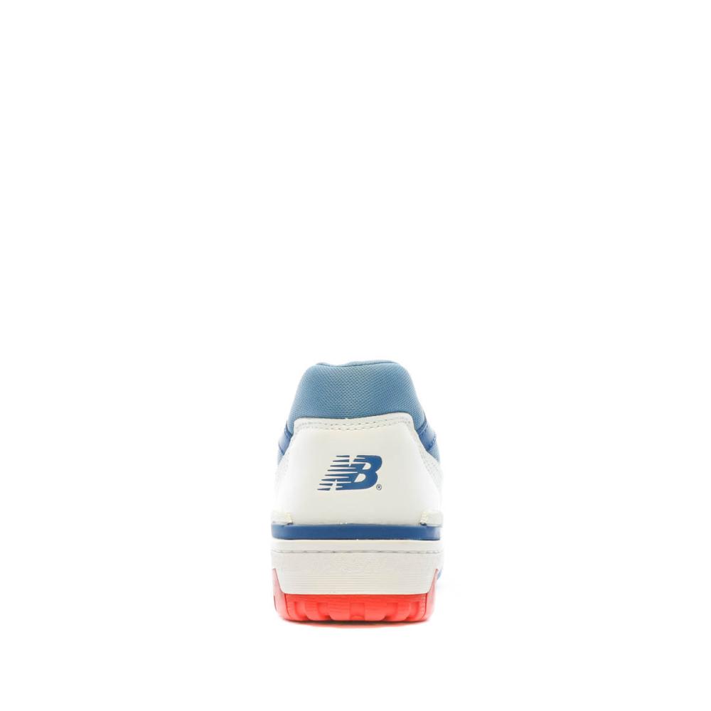 Baskets Blanc/Bleu Homme New Balance 550 vue 3