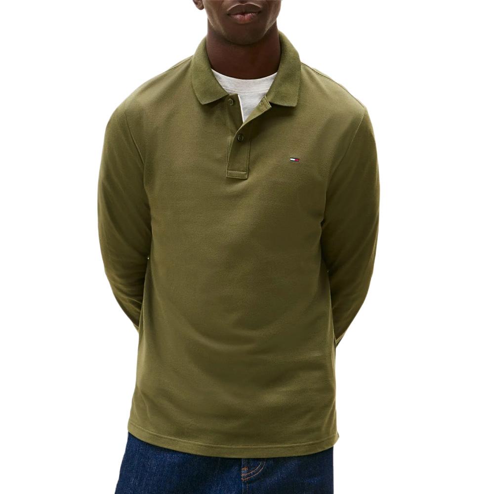 Polo Kaki Homme Tommy Hilfiger DM0DM20232 pas cher