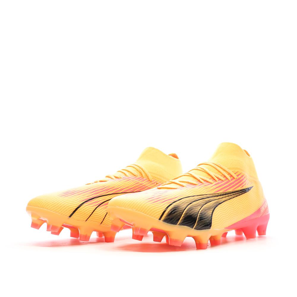 Chaussures de Football Orange, Noir Homme Puma Ultra Pro vue 6