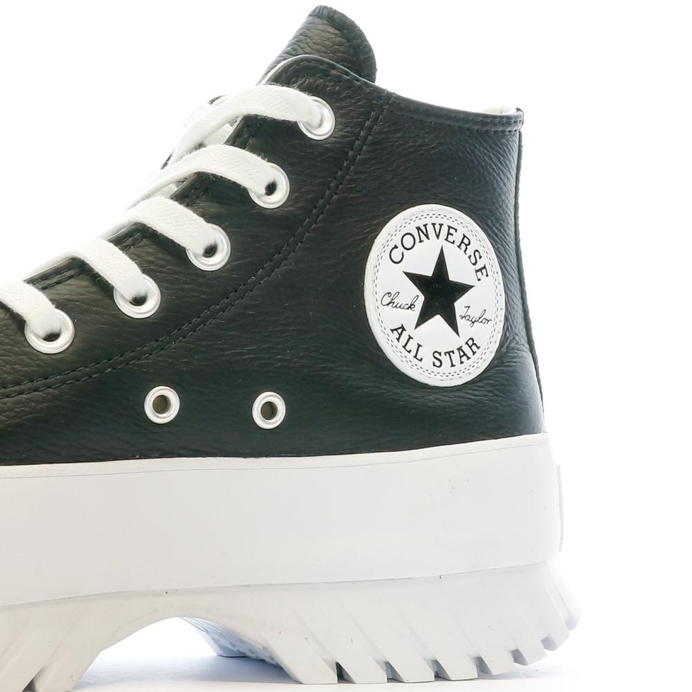 Baskets Noir Femme Converse Lugged vue 7