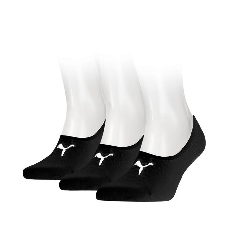 x3 Paires de Chaussettes Noires Mixte Puma Footie pas cher