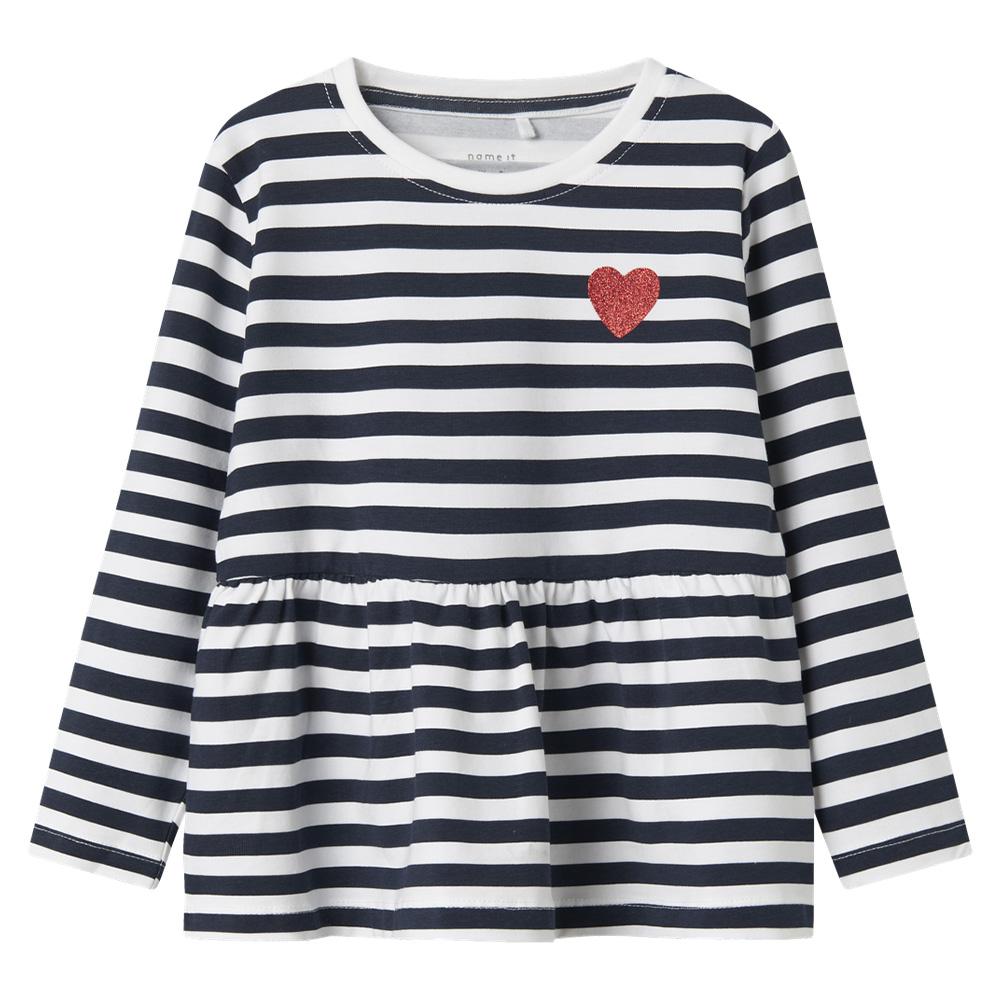 Girls' white/navy blouse Name it Fliona affordable