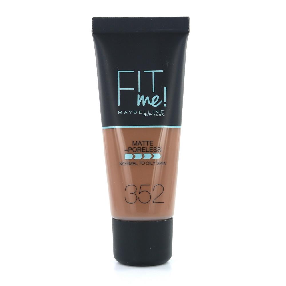 Fond de teint Fit Me ! Gemey Maybelline 352 Truffle Cacao pas cher