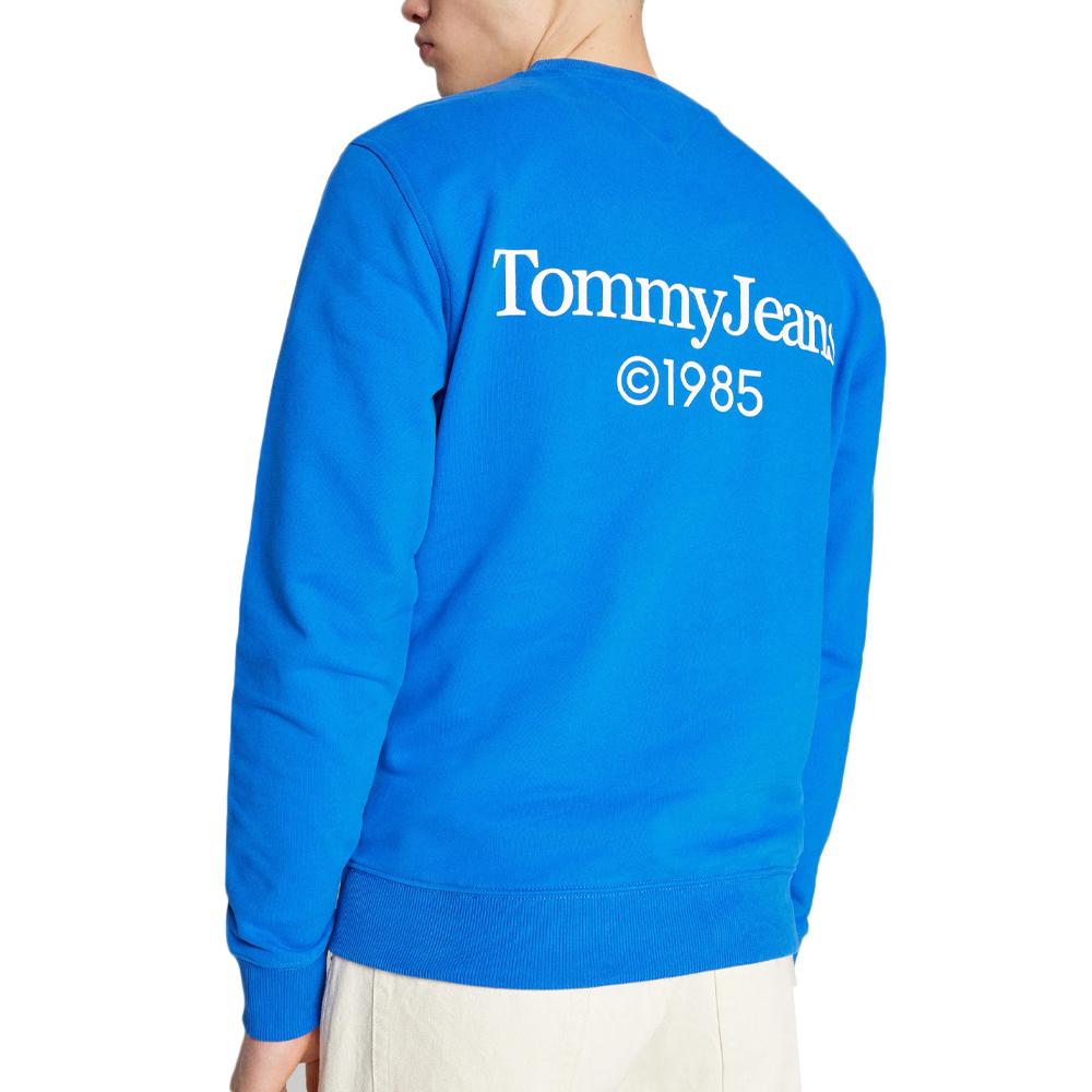 Sweat Bleu Homme Tommy Hilfiger Entry vue 2