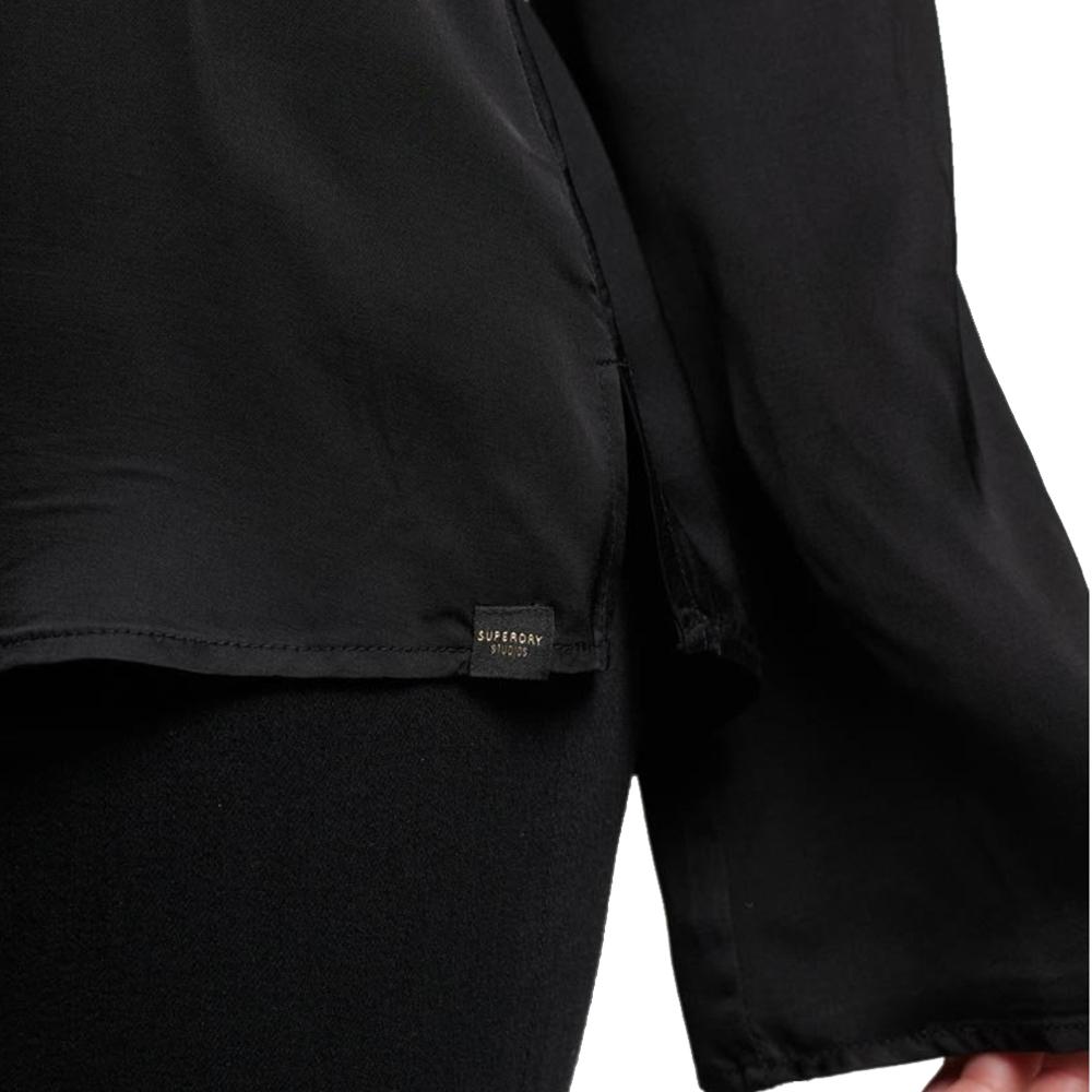 Chemise Noire Femme Superdry Studios vue 2