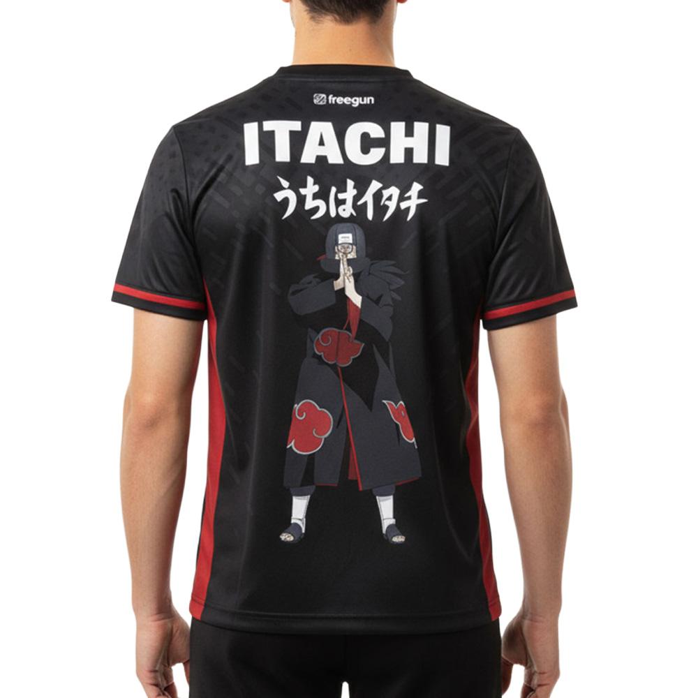 T-shirt Microfibre Noir homme Freegun Naruto Shippuden Itachi vue 2
