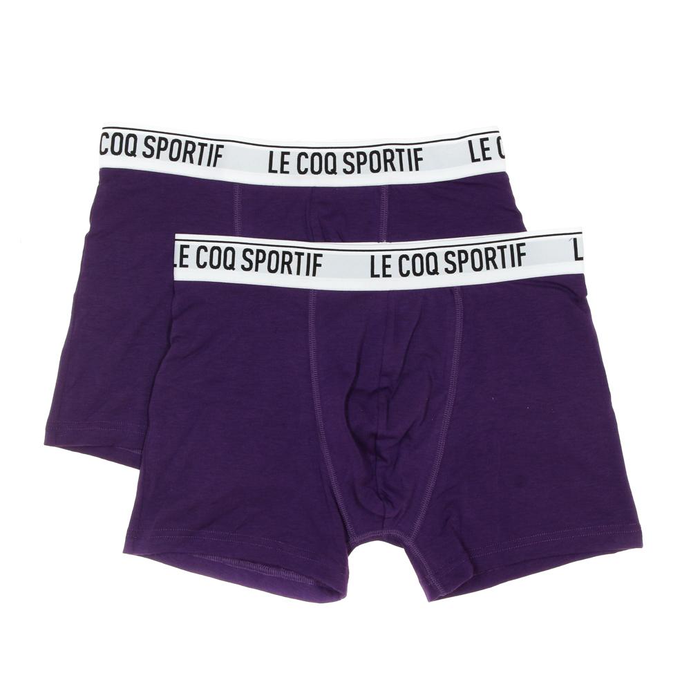x2 Men's Purple Boxers Le Coq Sportif Camuset sport affordable
