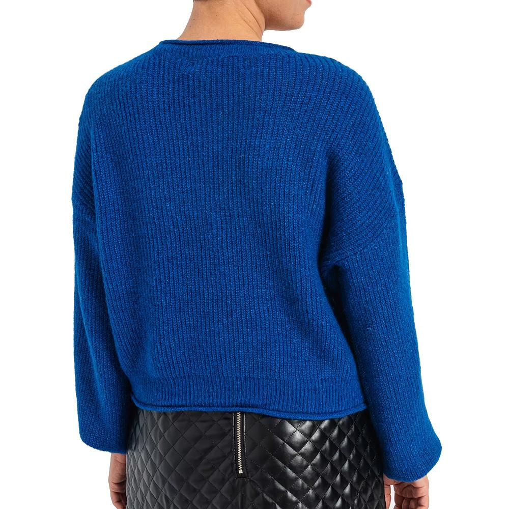 Gilet Bleu Femme Vero Moda Cardi vue 2