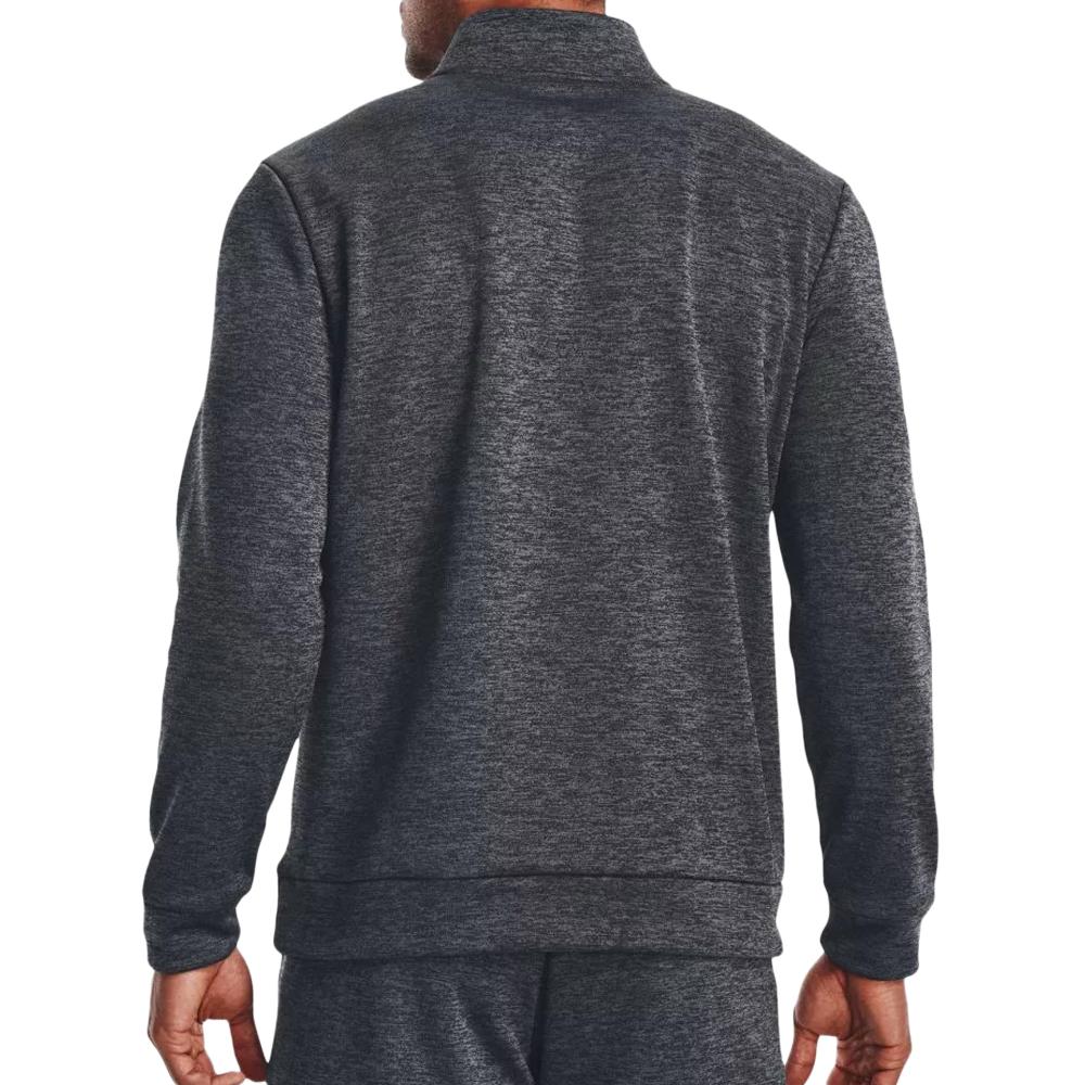 Sweat 1/4 zip Gris Homme Under Armour Fleece 1373358 vue 2