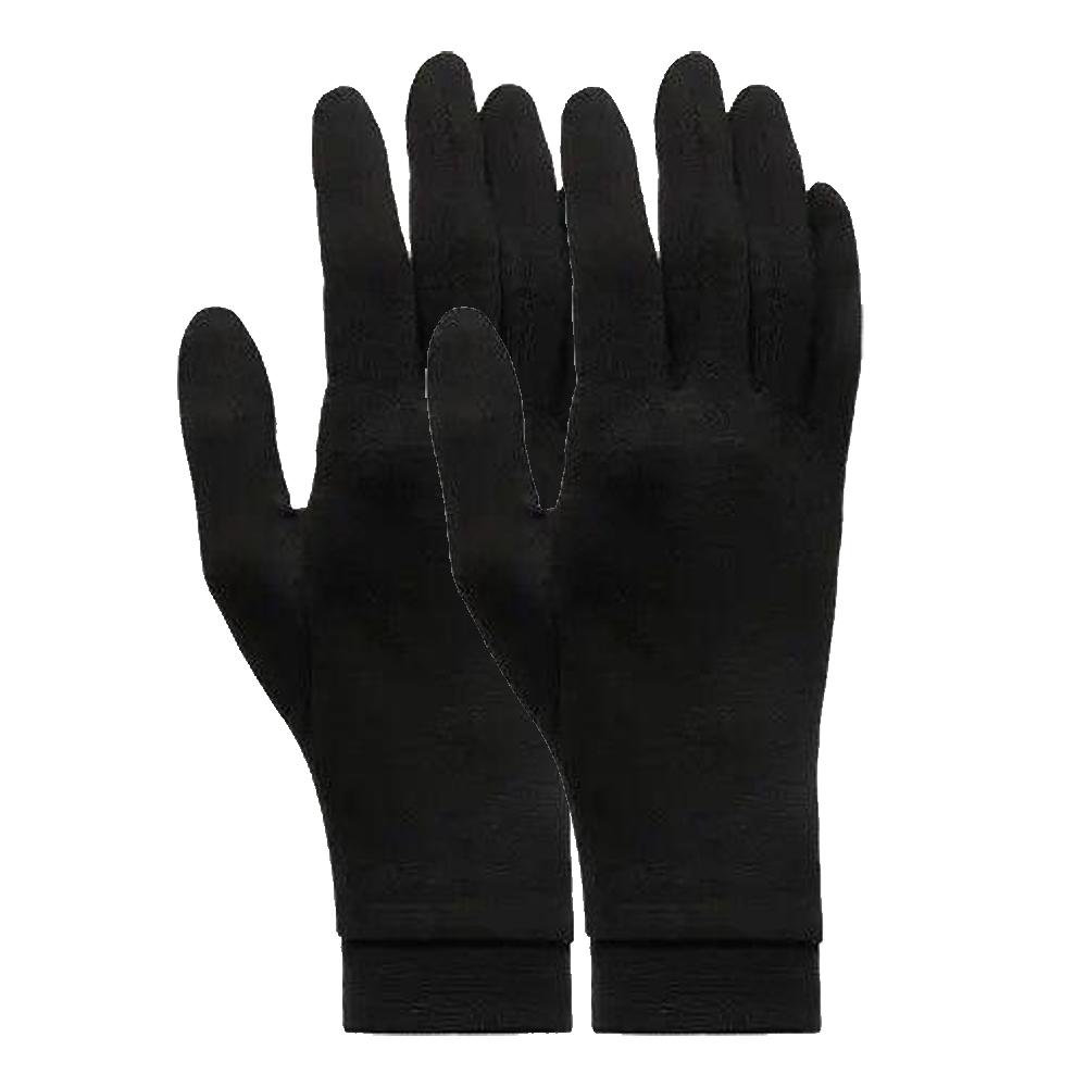 Gants en soie Naturelle Noir Femme Cairn Gloves pas cher