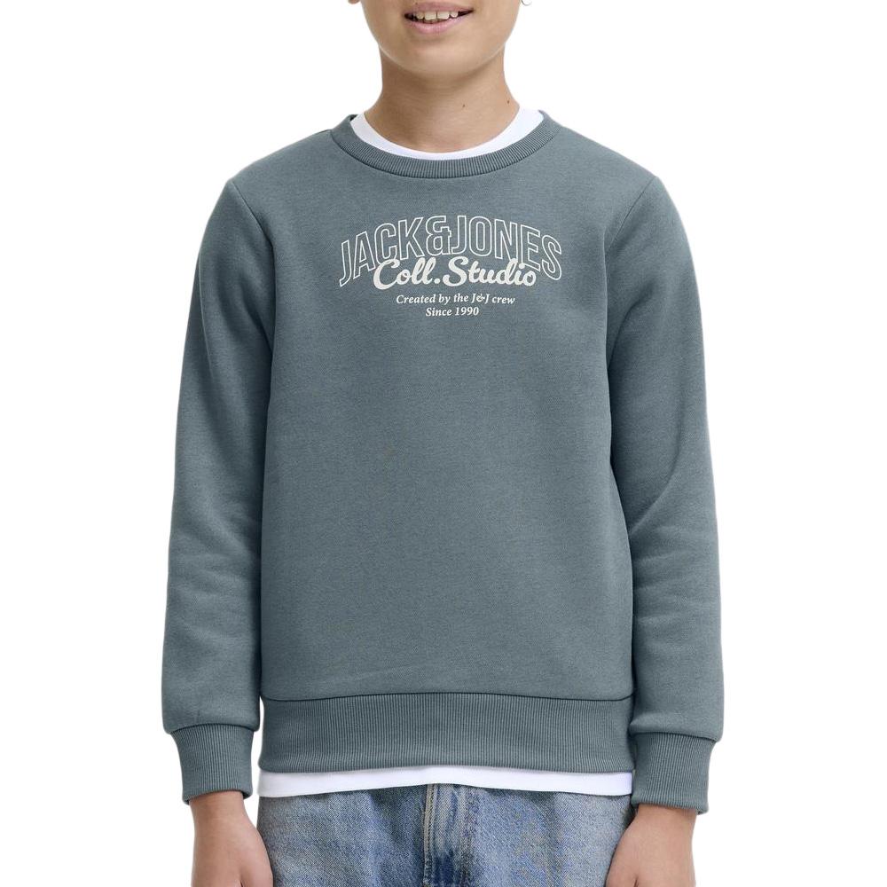 Sweat Bleu/Gris Homme Jack & Jones Makoto pas cher