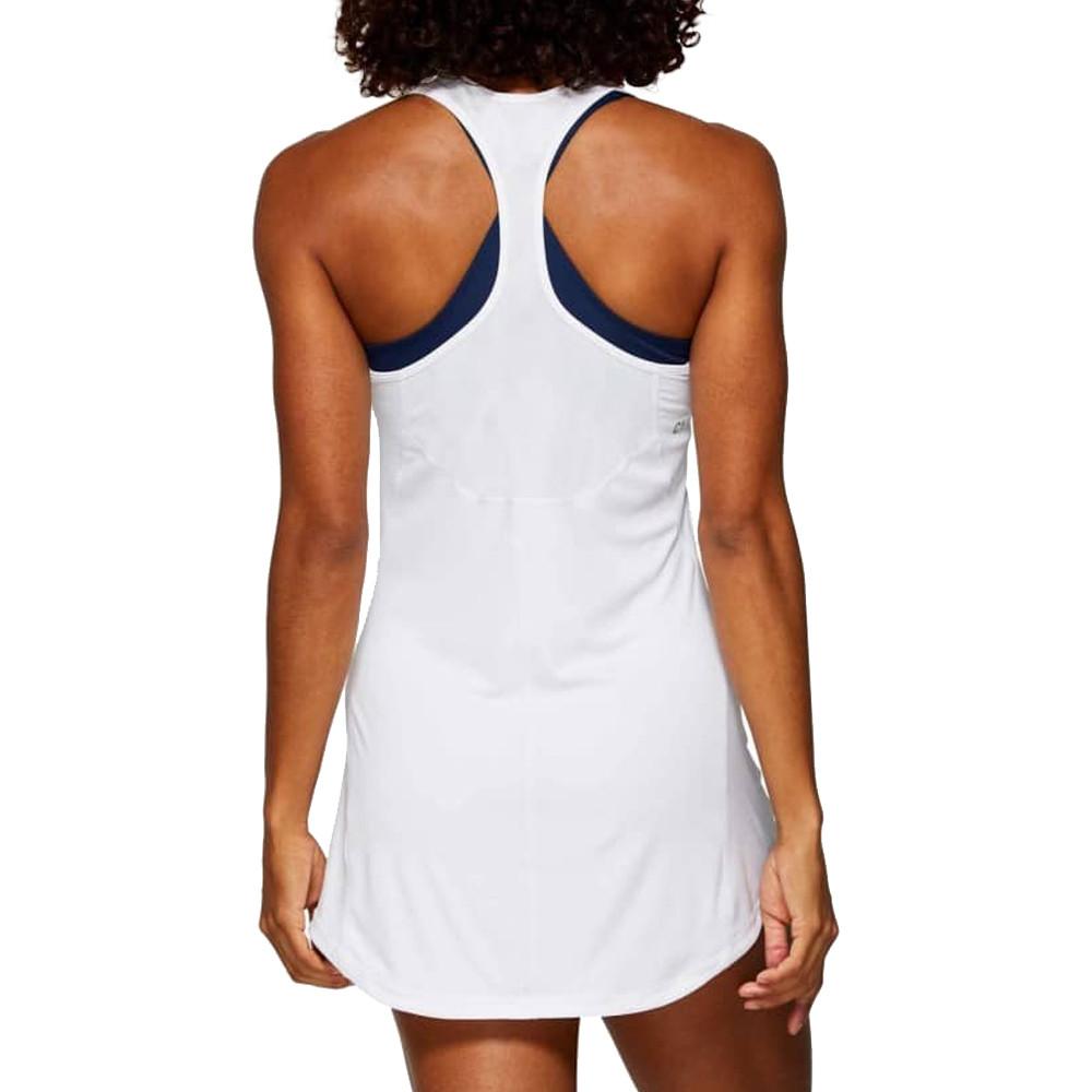 Robe tennis Blanche Femme Asics Club vue 2
